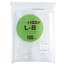 ユニパック L-8 100枚 Y007362