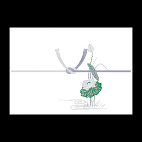 3-428 のし紙 B5判 蓮 山 100枚入 1冊 Y008385