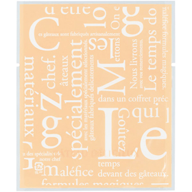 カマスGT(透明)バラ #1 洋柄クリーム 100枚 Y015360