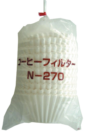 コーヒーフィルター N-270φ270mm 250枚入 2450