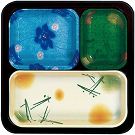 優膳新うつわ YN-711 本体 180×180×27mm 20枚入 【本体のみ】 14743