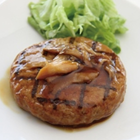 まいたけ照焼きソースハンバーグ 130g (正味110g、タレ20g) 13733