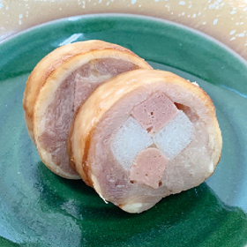 チキンロール市松 260g(カットなし) 20510 ★12月限定 販売期間終了