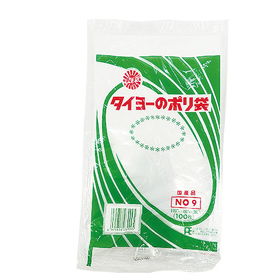 ポリ袋 (PE袋) 0.03 9号 150×250mm 100枚入 22498