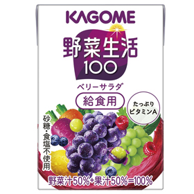 野菜生活100ベリーサラダ給食用 100ml×15本入 X026895