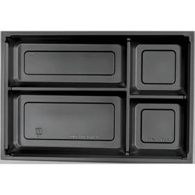 ワン折重 90×60 底のみ 90×60D 黒 270×181×50mm 1袋(25枚入) Y014886