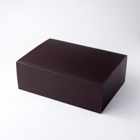 EE-535 お好みボックス ダークブラウン 長方 6 (258X180X87mm) 10袋