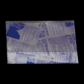 6856 ヨーロピアン縦型サンド A (ブルー) (210X150(40)mm) 100袋