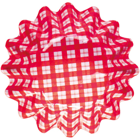 VIVIDケース ひまわり大 チェック赤 500入 1本 Y003799