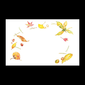 テーブルマット尺3#292 吹き寄せ 100枚 Y004662