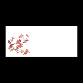 テーブルマットおてもと#3286 紅梅 100枚 Y004859