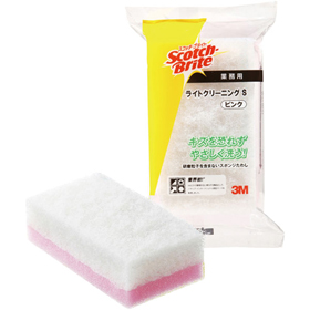 ライトクリーニングたわし S ライトピンク 1個 Y006372