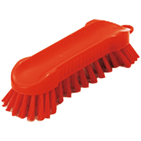 スクラブブラシ(M)HG01 赤 1個 Y006435