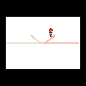 3-486 のし紙 A4判 五本結切 山 100枚入 1冊 Y008376