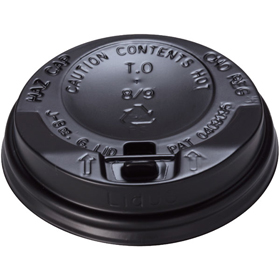 ヘイコー 二重断熱カップ 8オンス用フタ BK 蓋のみ 50個 Y014391