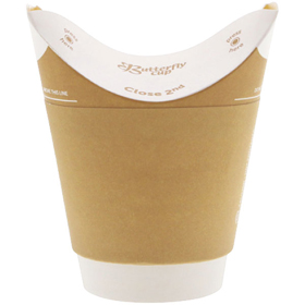 バタフライカップ 8オンスホットダブル クラフト【エ】 25個 Y014564