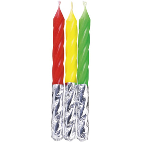 1608 3 1/2 3本ラセンローソクK 8.75cm(L)100袋入 100袋 Y015112