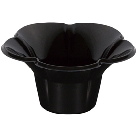 サンナップ ミニフルールカップNERO(黒) 80枚 Y016375