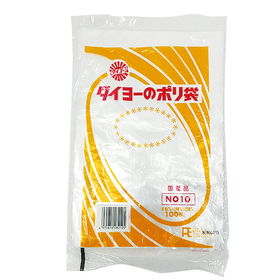 ポリ袋 (PE袋) 0.0210号 100枚入 180×270mm 22489