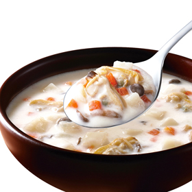 レンジでおいしい!ごちそうスープ クラムチャウダー 150g 26403 販売期間9月-11月★販売期間終了