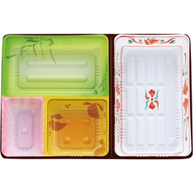 夢彩ごぜんボックス 中仕切のみ TSR-BOX80-55 中仕切II 柄付 243×164×29mm 1袋(50枚入) Y001261