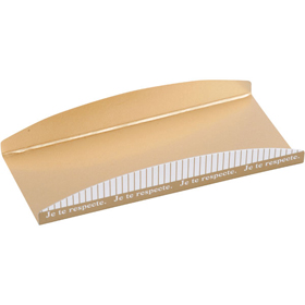 CP132 ケーキプレート長方形小 ストライプ (40X90X13mm) 100袋