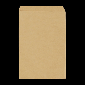 8951 無地規格紙袋 (茶) 5号 (120X175+15mm) 100袋