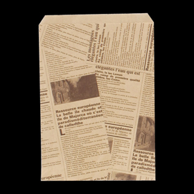 5607 ヨーロピアン平袋 PEU-2 (180X245+15mm) 100袋