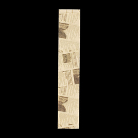 5722 フランスパン紙袋ヨーロピアン柄(茶) #91 中 (100(70)X545+18) 50袋