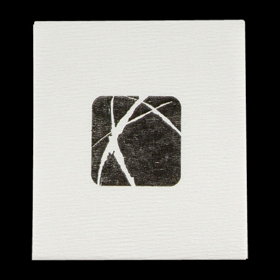 リフレコースターY 1色/和風柄 黒 50枚 Y004497