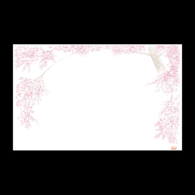 テーブルマット尺3#352 桜 100枚 Y004727