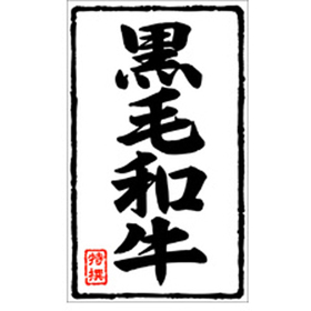 X-0218 黒毛和牛 500枚 Y009535