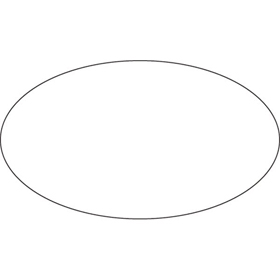 Q-0039 透明シールダ円17×30 500枚 Y011773