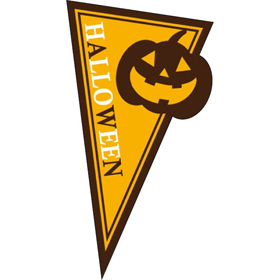 ピック D-0525 ハロウィン 三角 200枚 Y013126