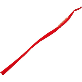 N胴張ネット透明無地WL-50 赤 50本 Y013799