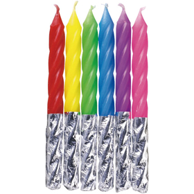 1609 3 1/2 6本ラセンローソクK 8.7cm(L)50袋入 50袋 Y015113