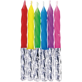 1623 6本ラセンローソクK 200袋入り 200袋 Y015221