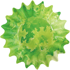 VIVIDケース 丸型7号深 レタス柄 500枚入り 1本 Y018488