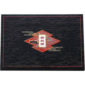 味彩ごぜんボックス 本体のみ TS-BOX130 和(なごみ) 385×275×60mm 1袋(20枚入) Y001232