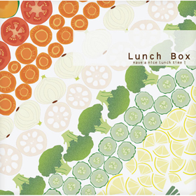夢彩ごぜんボックス 本体のみ TSR-BOX70-70 ベジタブル 213×213×40mm 1袋(50枚入) Y013486