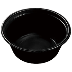 DLV麺丼 本体のみ DLV麺丼20(78) MFP 黒W φ196×78mm 1袋(50枚入) Y016179