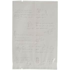 ポシェ 小 ホワイト (90X135mm) 100袋