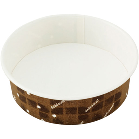 耐熱性ペーパーコップ134ΦブラウンK8131B2 100枚 Y002375