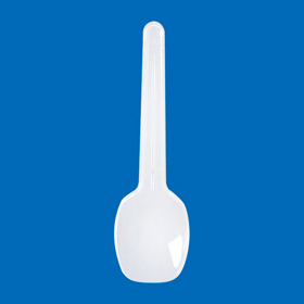 小スプーン 透明 80mm 単袋 1000本 Y003382