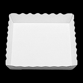 パントレー波型(白) 小【エ】 100枚 Y003593