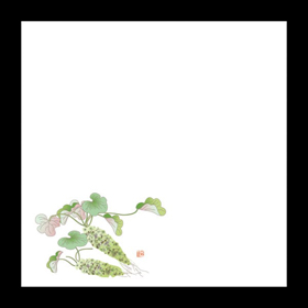 耐油天紙 5寸 わさび(5～7月) 100枚入 1冊 Y004411