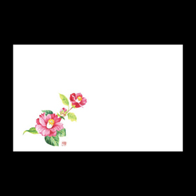 テーブルマット尺3#453 紅椿 100枚 Y004782