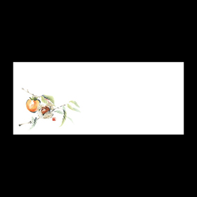 テーブルマットおてもと#3223 柿 100枚 Y004815