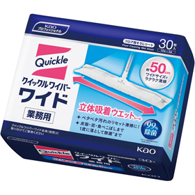 クイックルワイパー 業務用 立体吸着ウェットシート 30枚入 1袋 Y006689