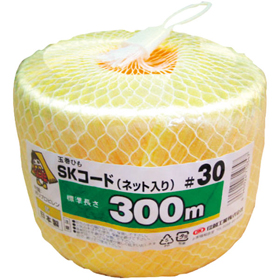 SKコード(ネットイリ)#30 黄 65MM×300m巻 1巻 Y008188★終売